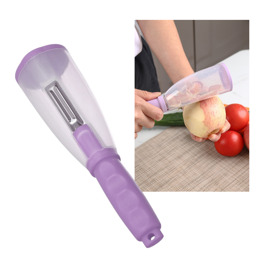 Pelapatate per frutta e verdura con raccoglitore - Ozerty