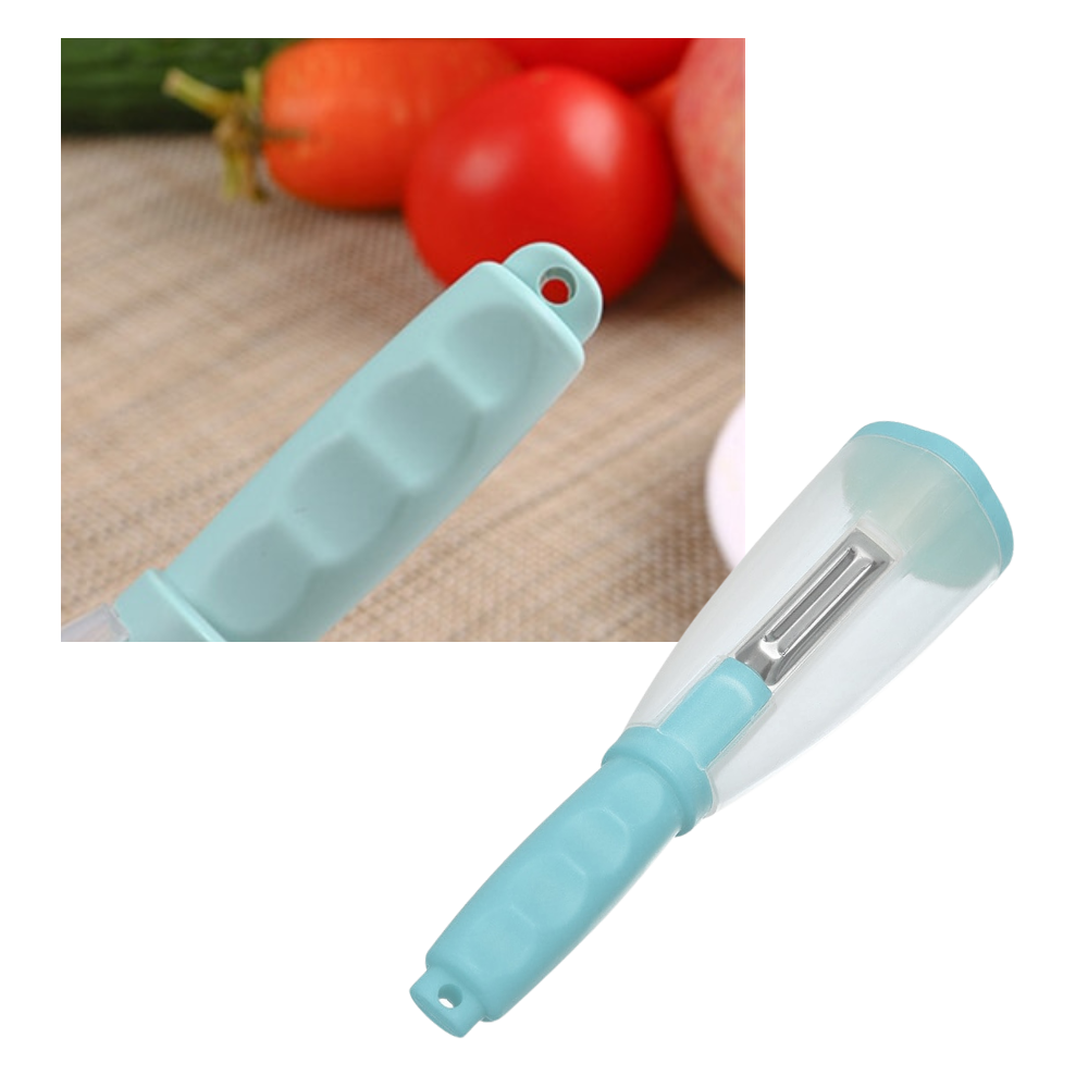 Pelapatate per frutta e verdura con raccoglitore - Ozerty