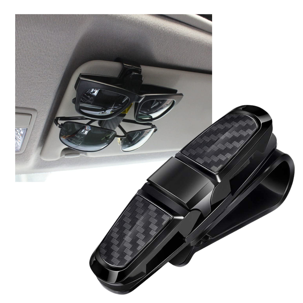 Supporto per occhiali da sole per visiera auto - Ozerty