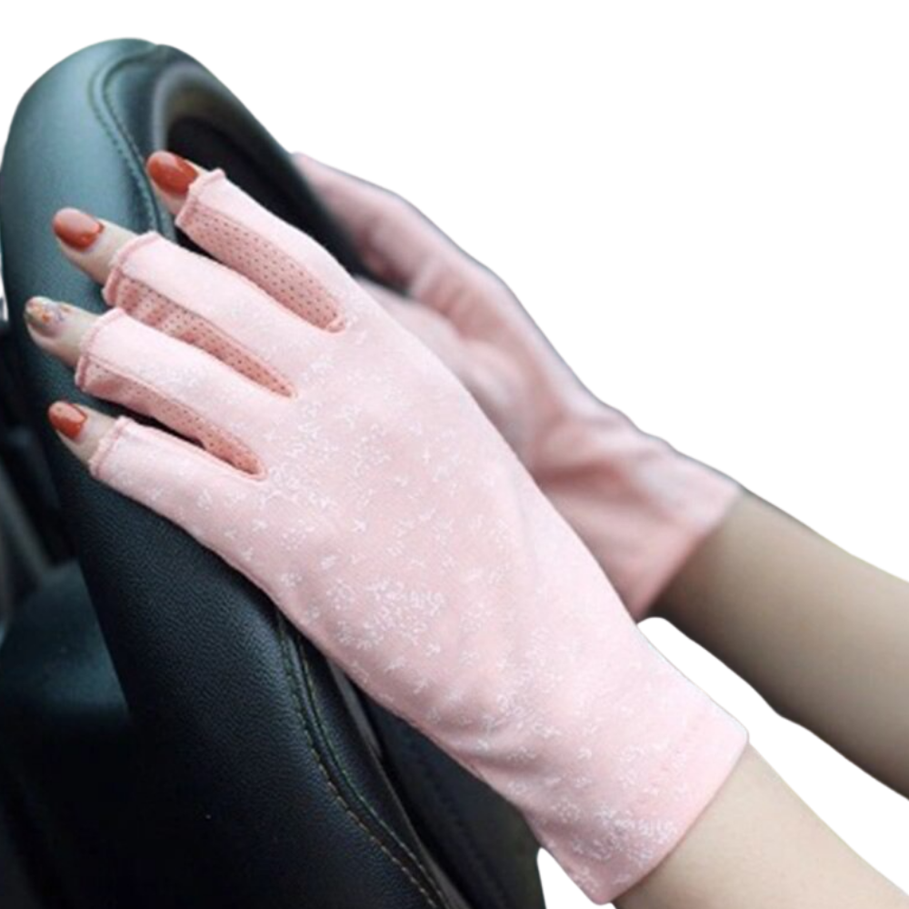 Eleganti guanti in cotone con protezione UV - Ozerty