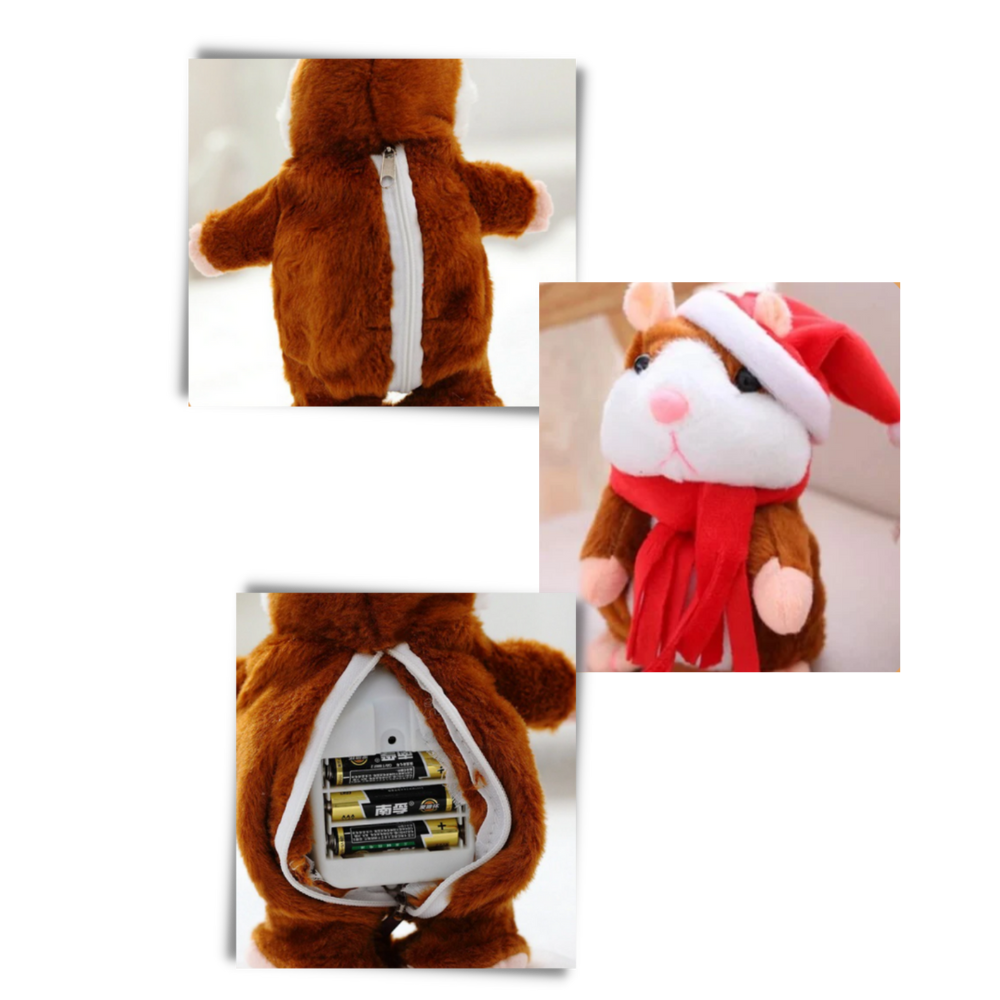 Criceto parlante in peluche