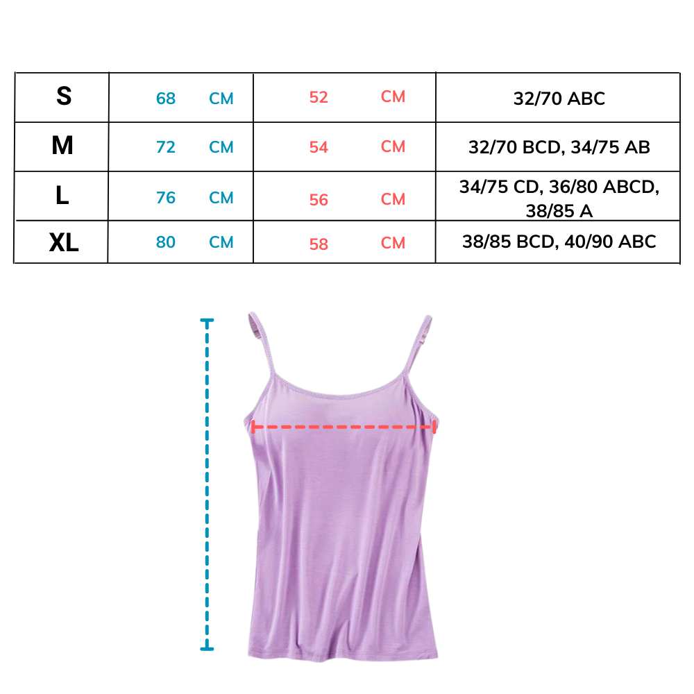 Canotta con reggiseno incorporato - Ozerty