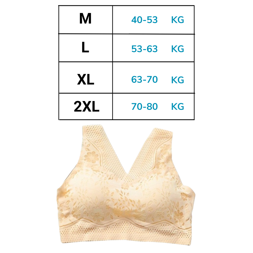 Reggiseno di pizzo traspirante senza cuciture - Ozerty