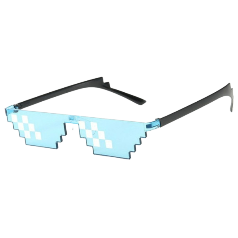 Occhiali da sole pixel alla moda