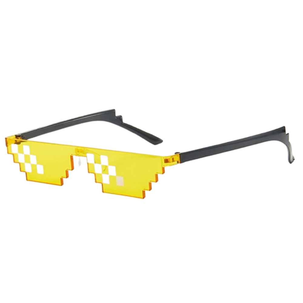 Occhiali da sole pixel alla moda