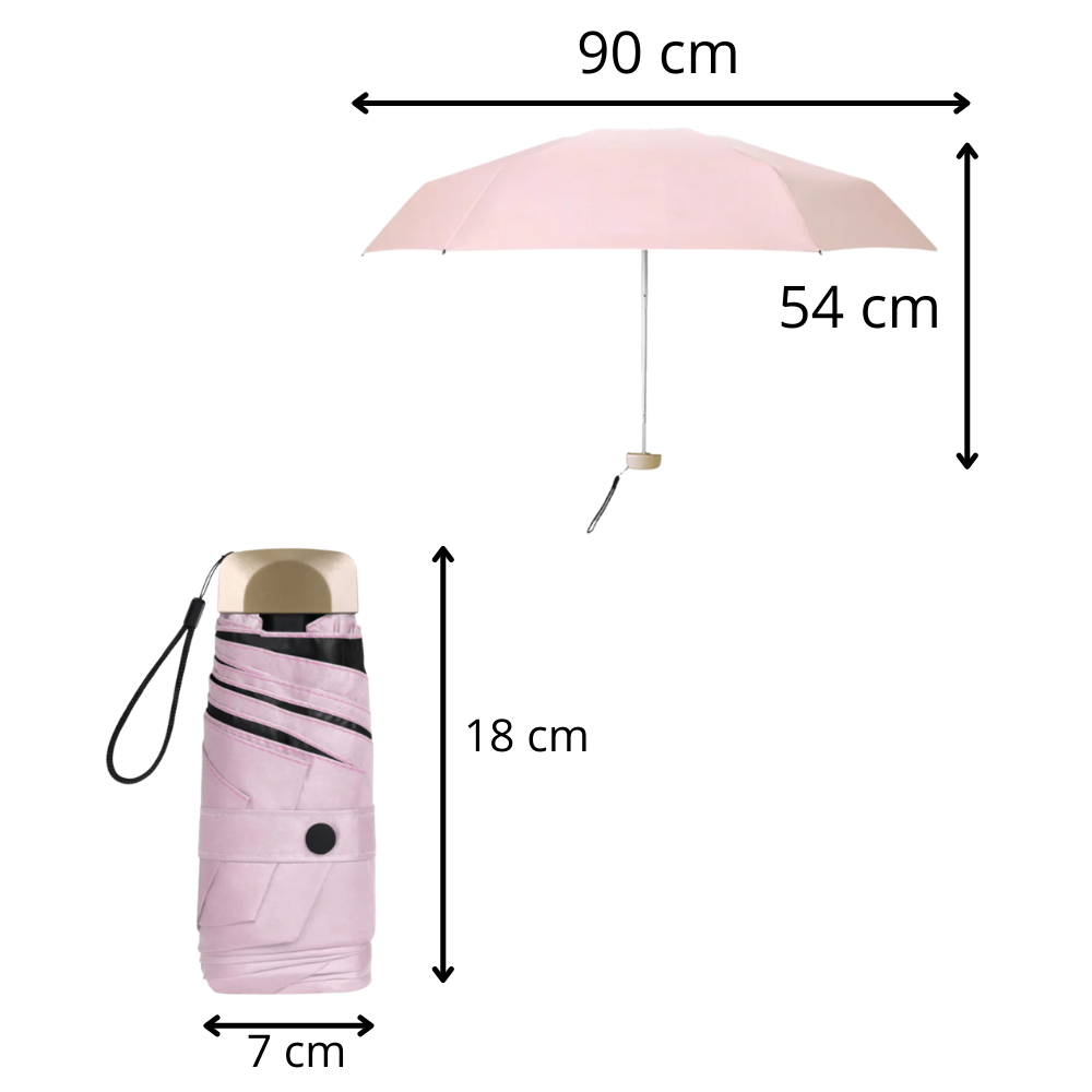 Ombrello tascabile con protezione UV - Ozerty