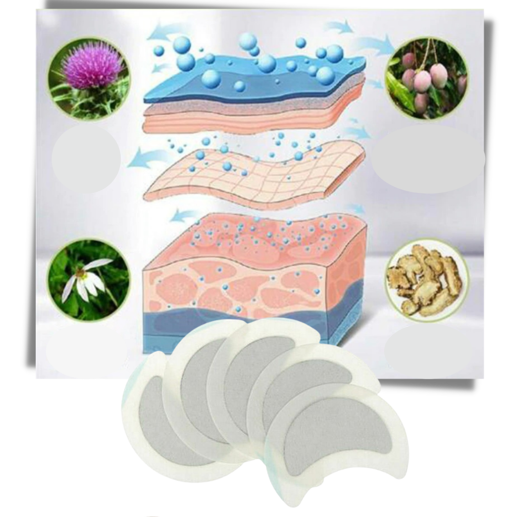 5 x Cerotti a base di erbe antisudore - Ozerty