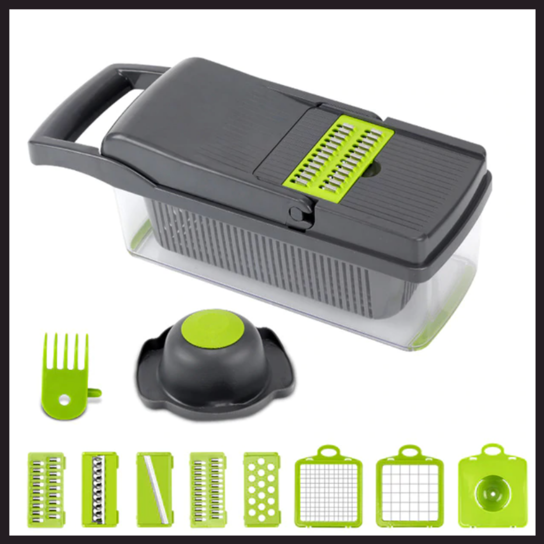 Mandolina de verdure multifunzione 8 in 1