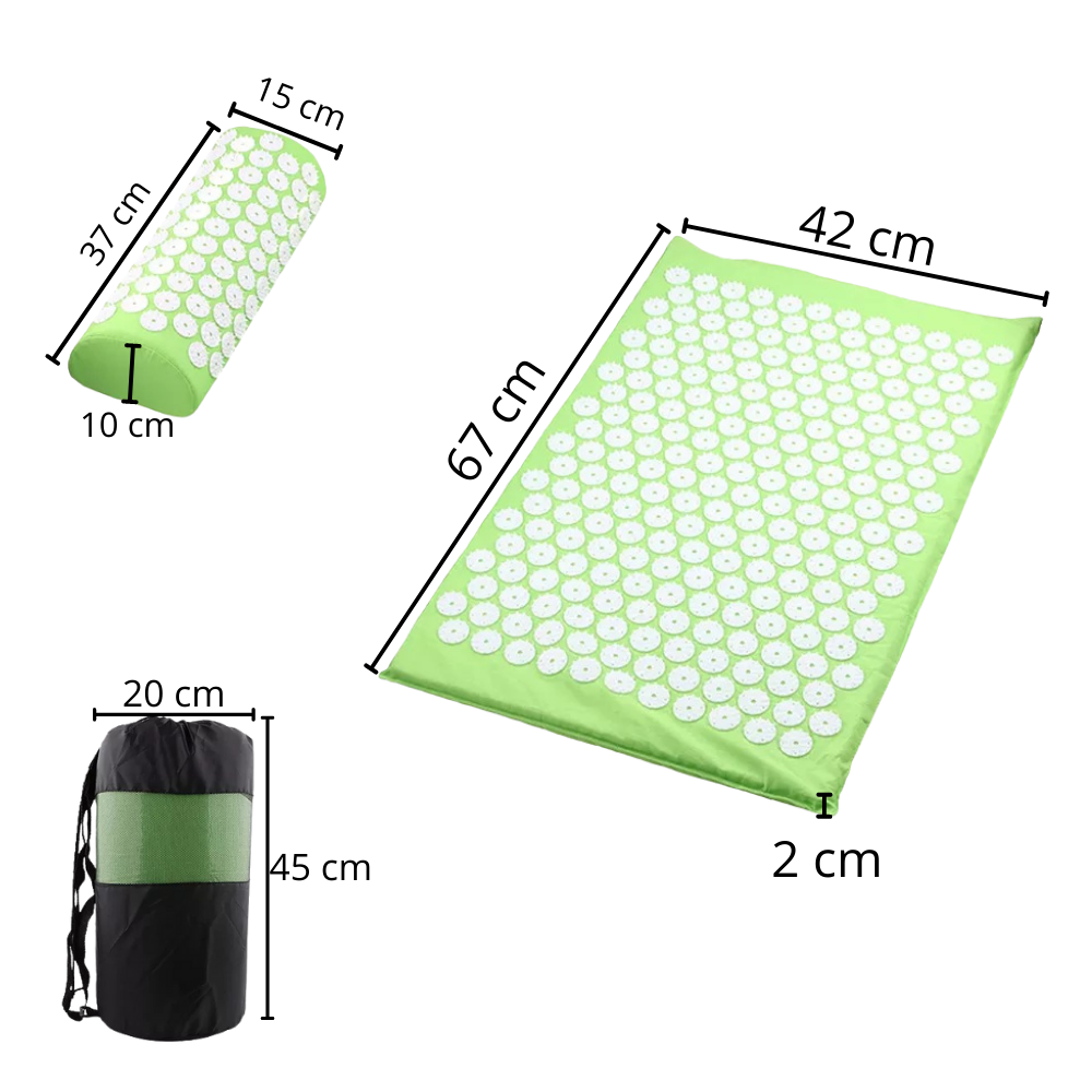 Kit di tappetini per agopressione - Ozerty