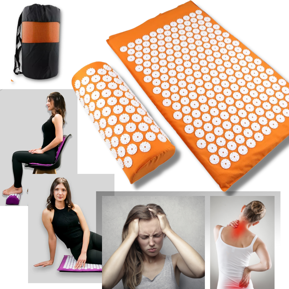 Kit di tappetini per agopressione - Ozerty