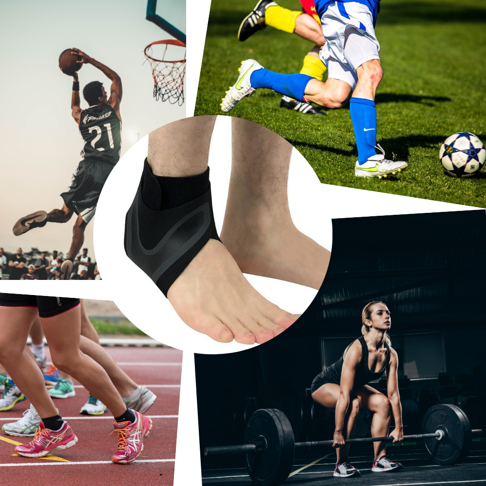Supporto elastico traspirante per la caviglia - Ozerty