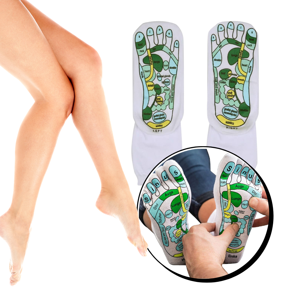 Calze di riflessologia agopressione - Ozerty