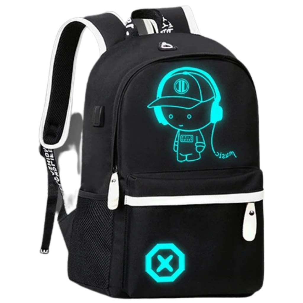 Zaino luminoso per laptop in stile anime - Ozerty