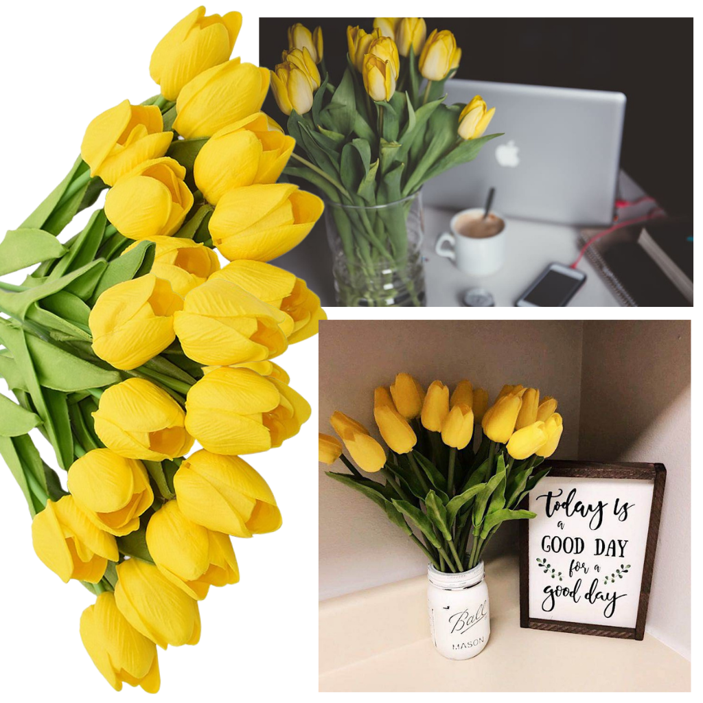 Fiore di tulipano artificiale (10 pezzi) - Ozerty