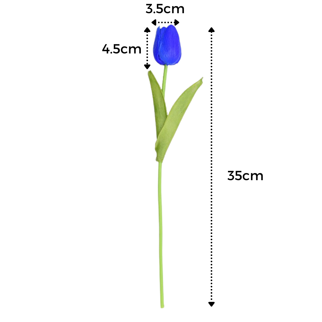 Fiore di tulipano artificiale (10 pezzi) - Ozerty