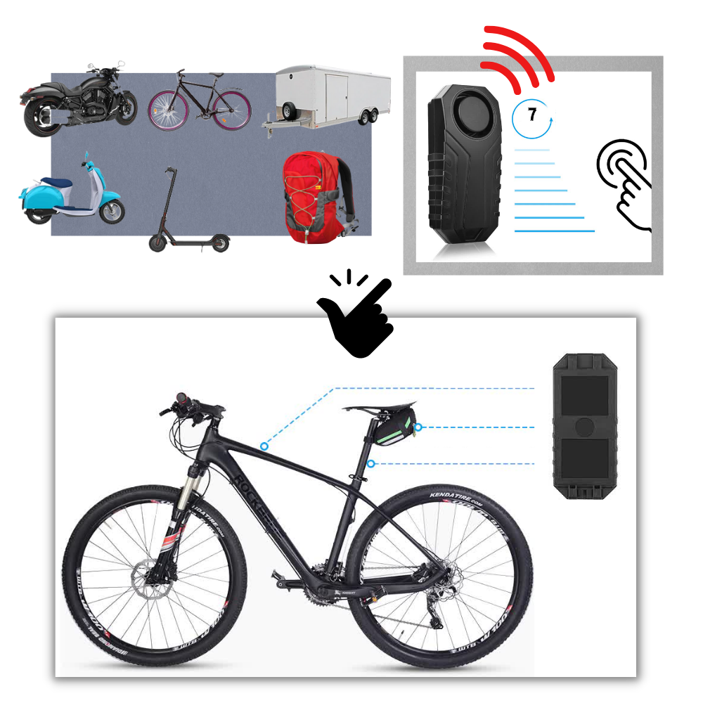 Sistema di allarme per biciclette elettriche