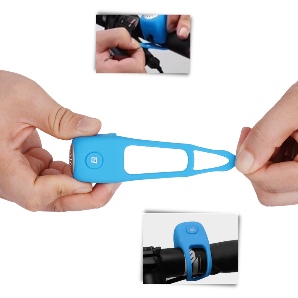 Clacson per bici impermeabile in silicone - Ozerty