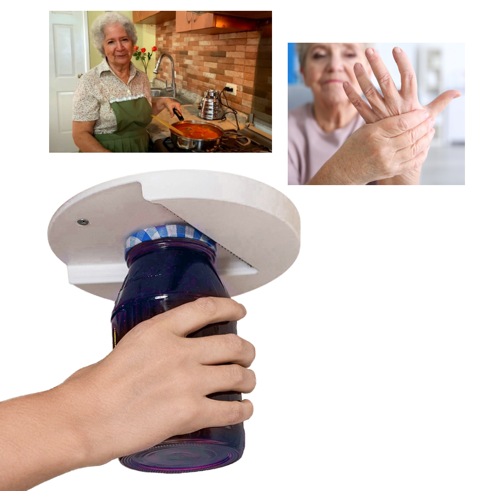 Apribottiglie sotto il mobile