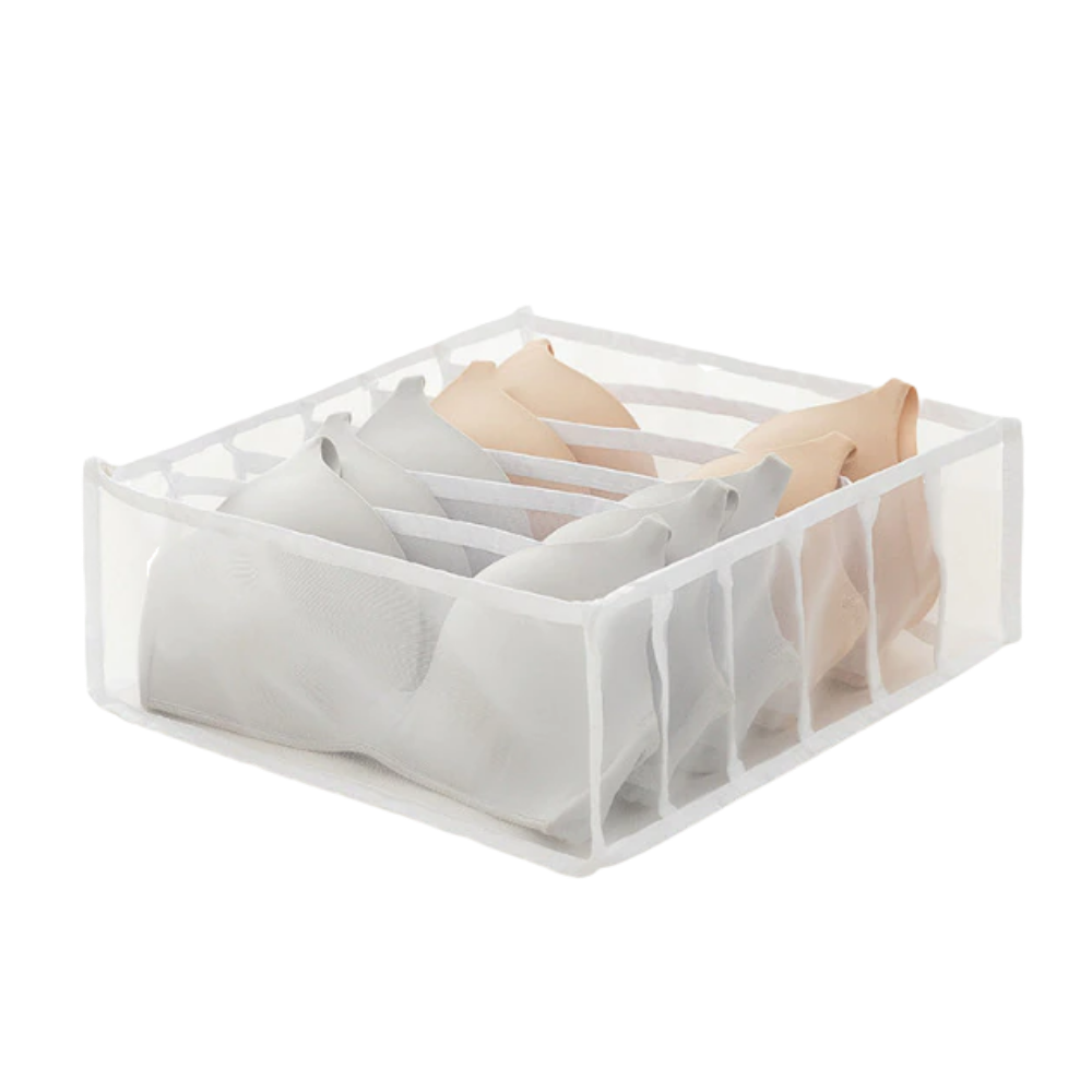 Organizzatore di abiti guardaroba a mesh