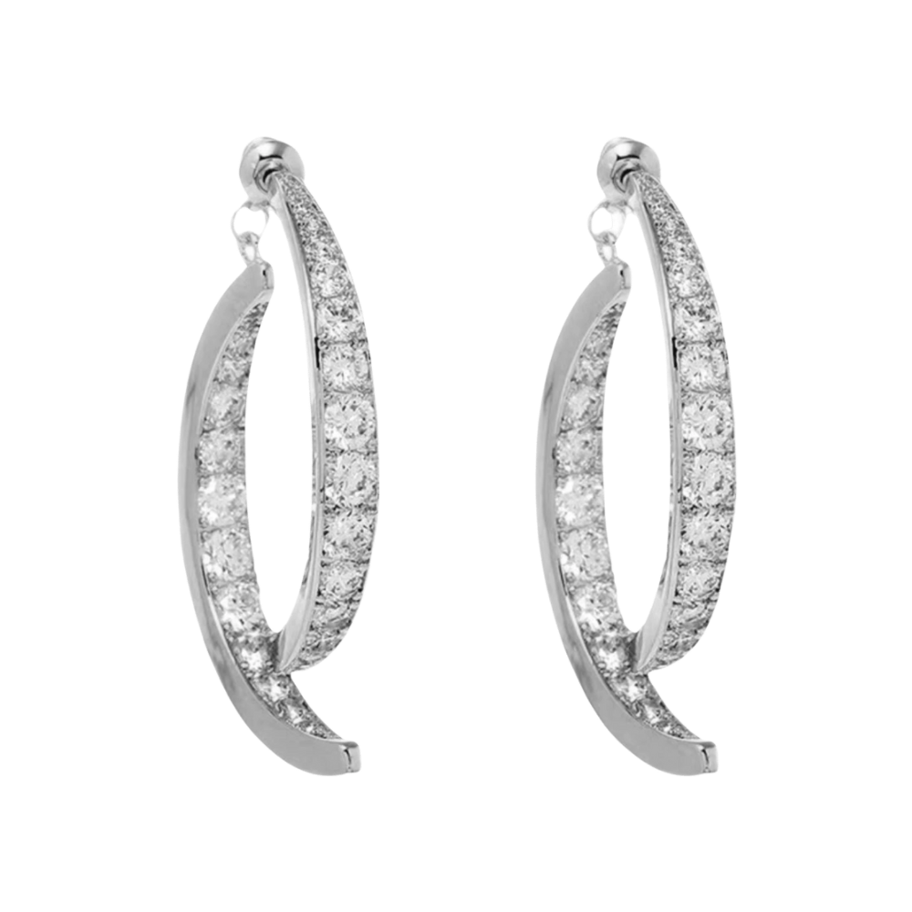 Orecchini a croce in argento/oro - Ozerty