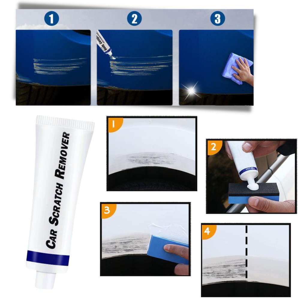 Kit di riparazione graffi auto - Ozerty