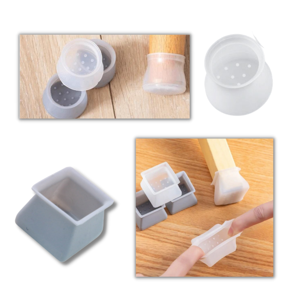 Confezione da 8 protezioni in silicone per mobili - Ozerty