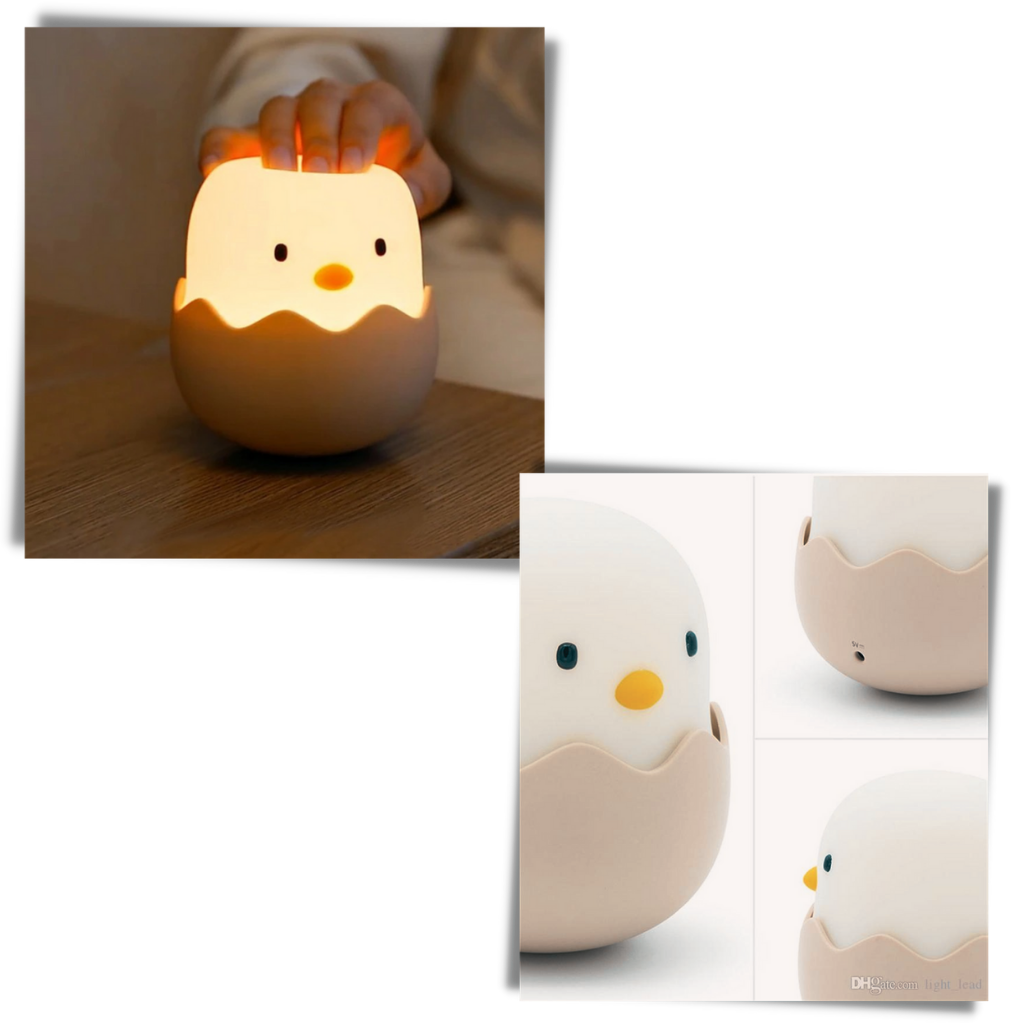 Lampada da notte del pulcino luce soffusa