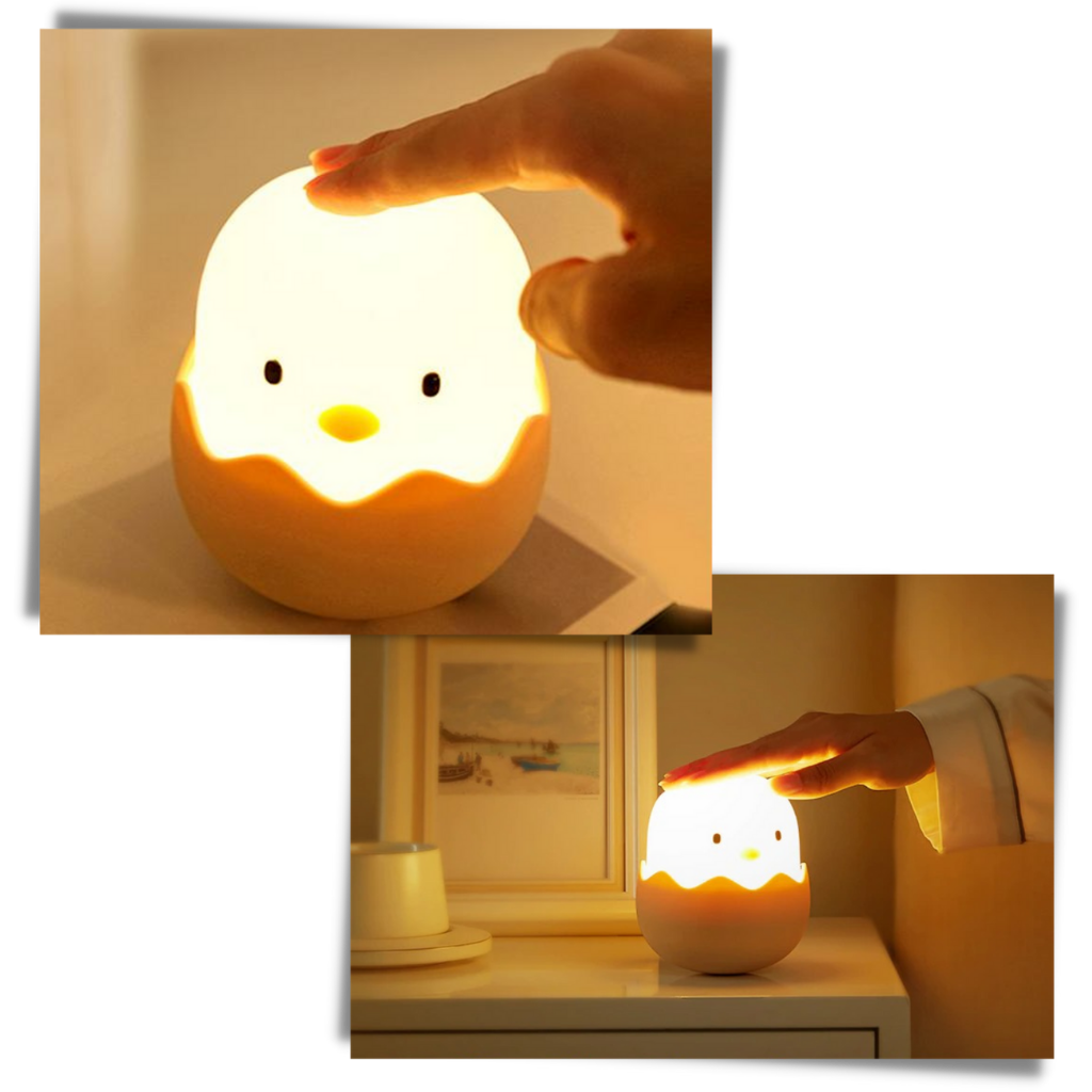 Lampada da notte del pulcino luce soffusa - Ozerty