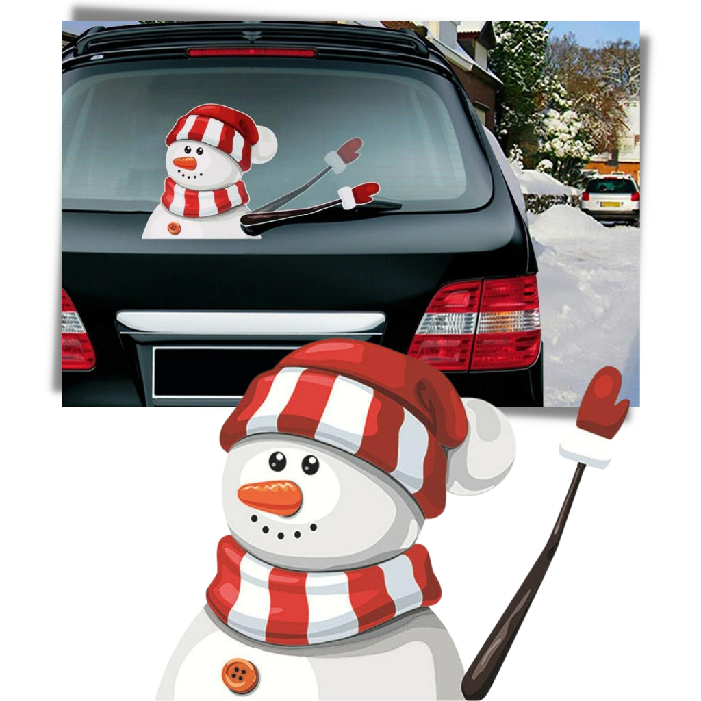 Adesivo per tergicristalli di natale - Ozerty