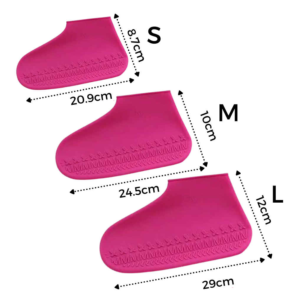 1 paio di copriscarpe impermeabili in silicone - Ozerty