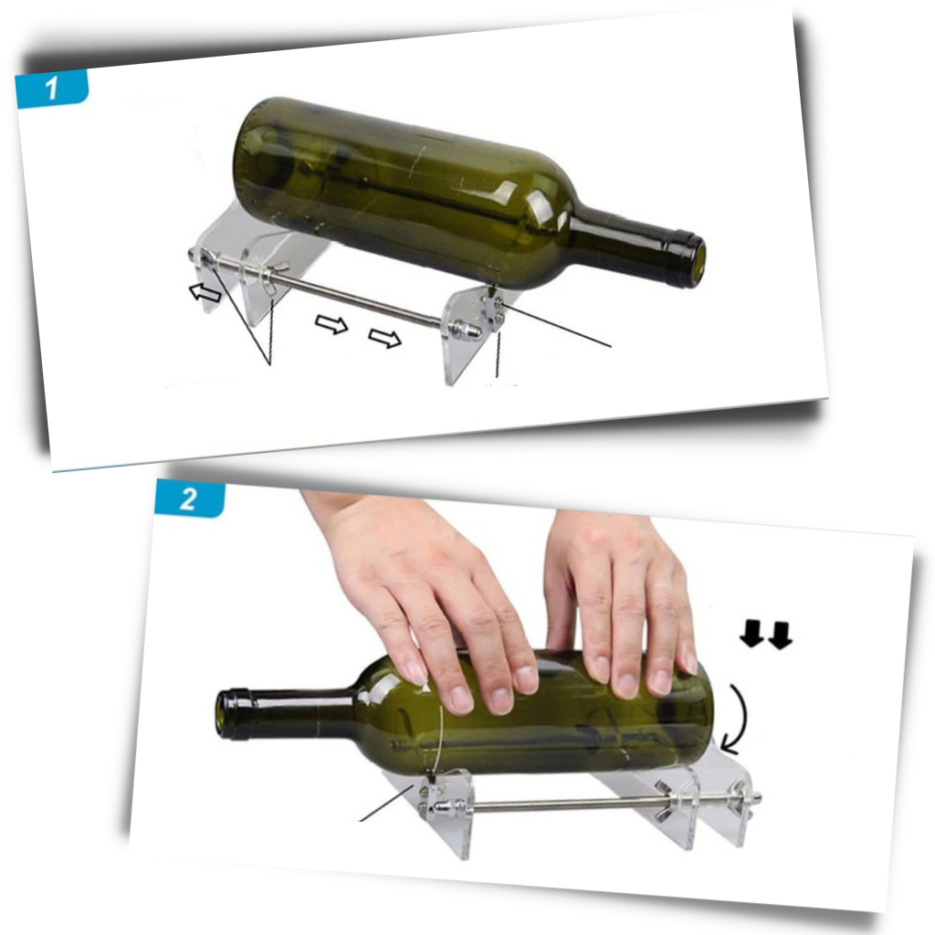 Taglierina per bottiglie di vetro fai da te - Ozerty