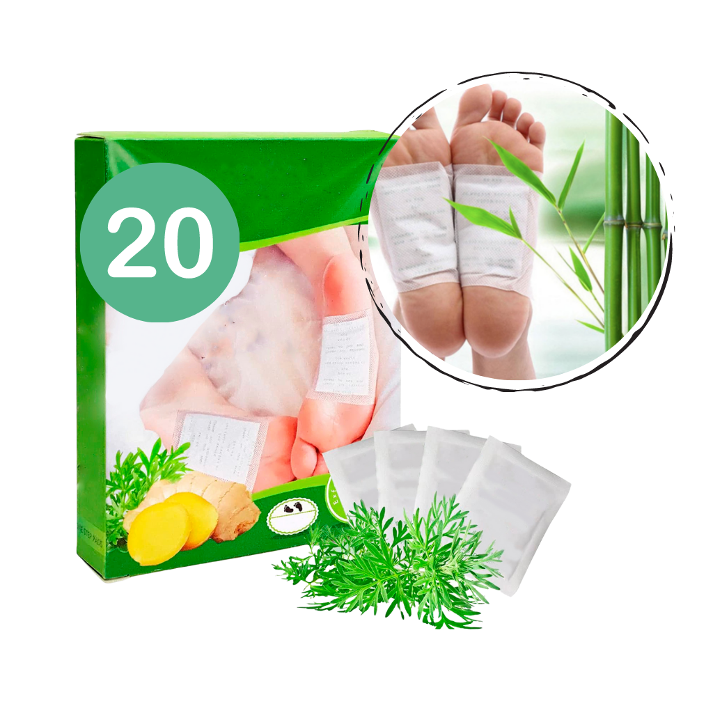Cuscinetti per piedi disintossicanti naturali - Ozerty
