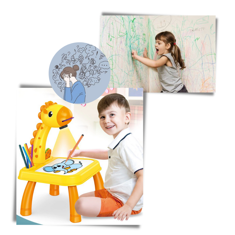 Tavolo da disegno di proiezione per bambini - Ozerty