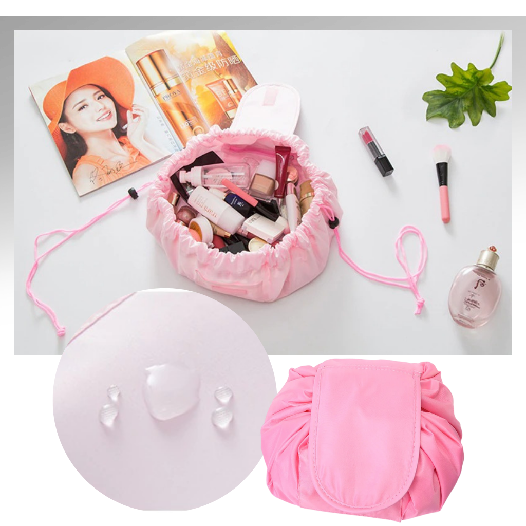 Borsa per il trucco pieghevole con coulisse - Ozerty
