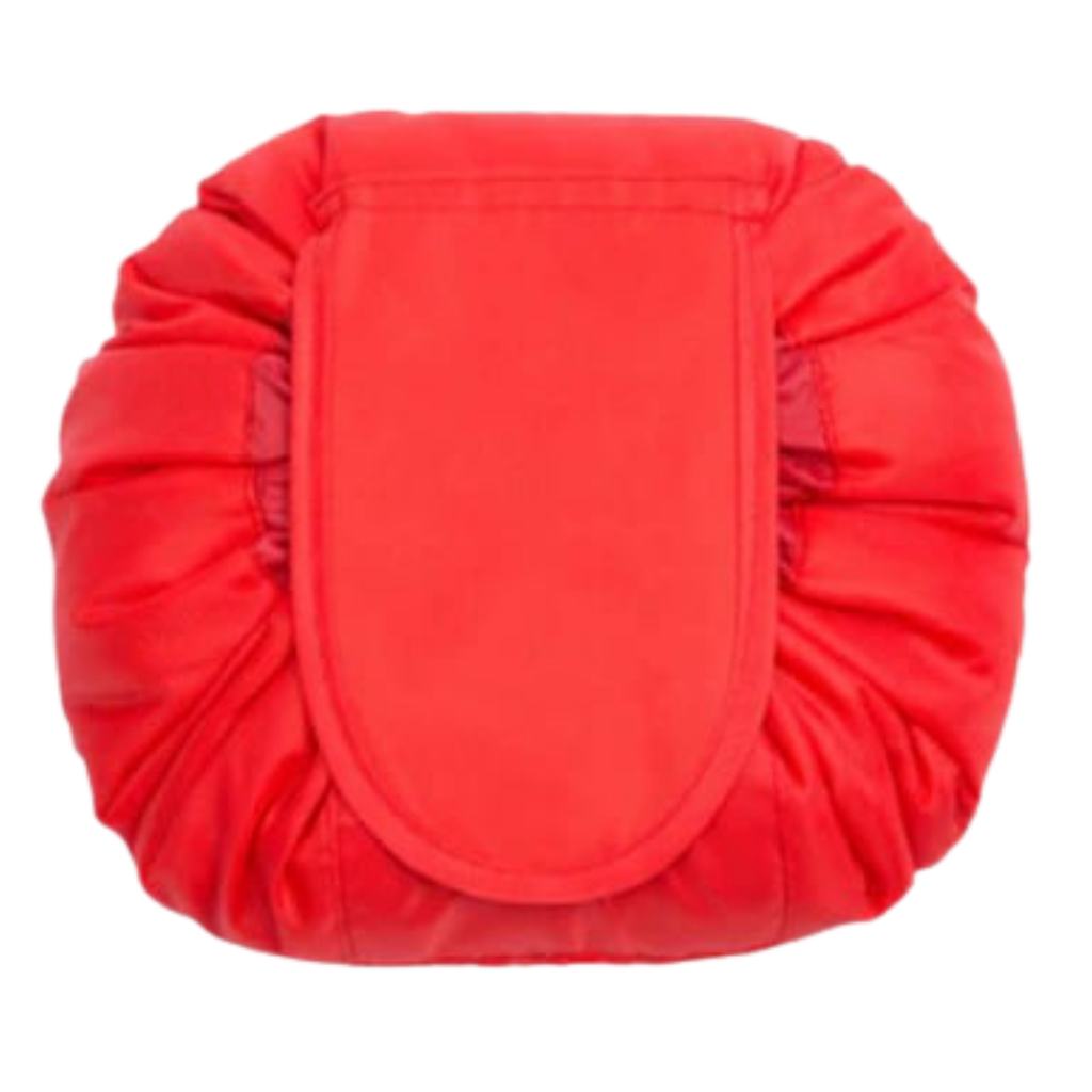 Borsa per il trucco pieghevole con coulisse