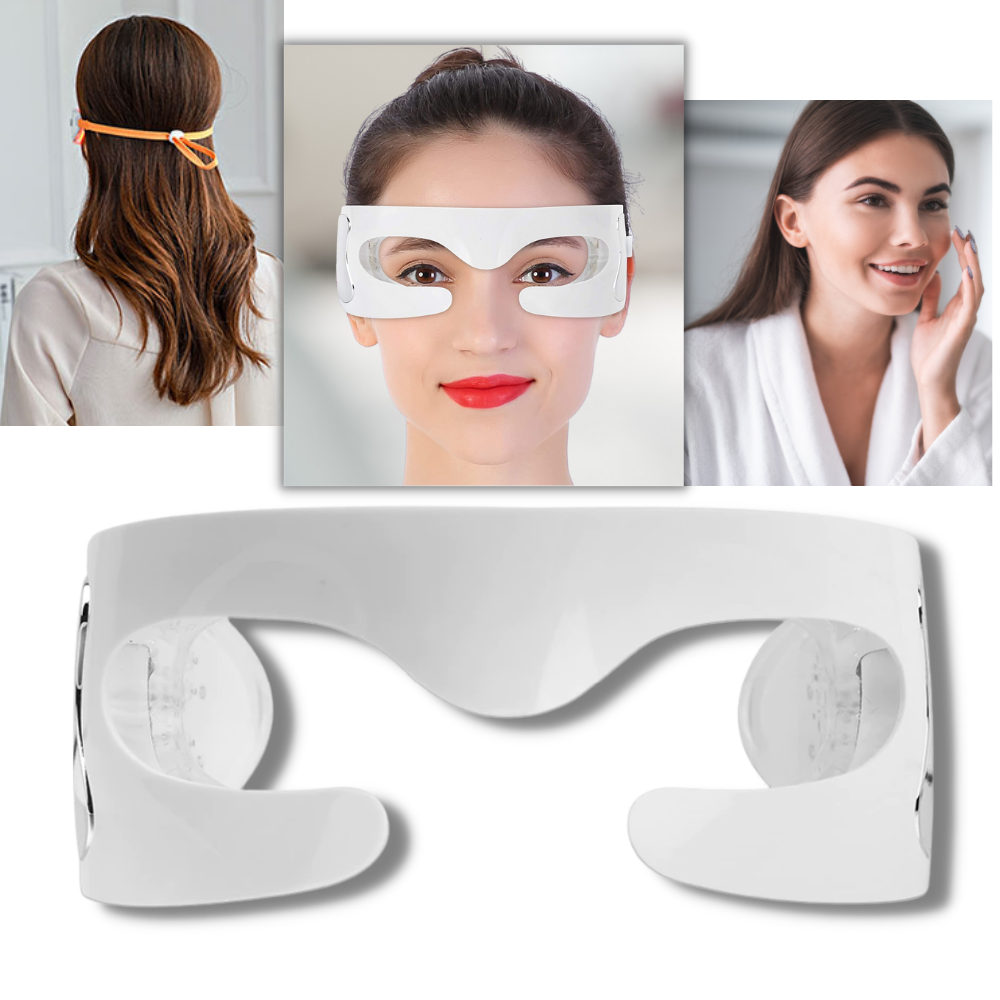 Maschera occhi massaggiante antirughe LED - Ozerty