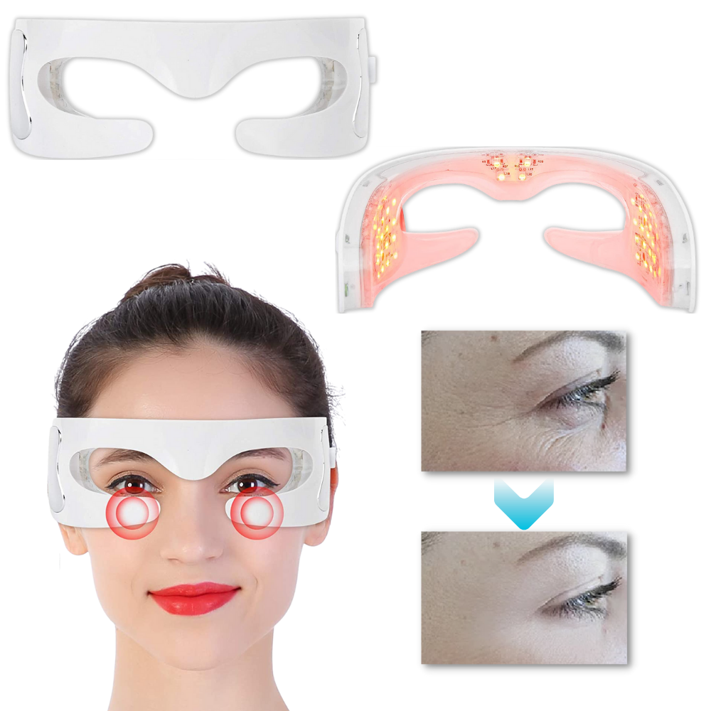 Maschera occhi massaggiante antirughe LED - Ozerty