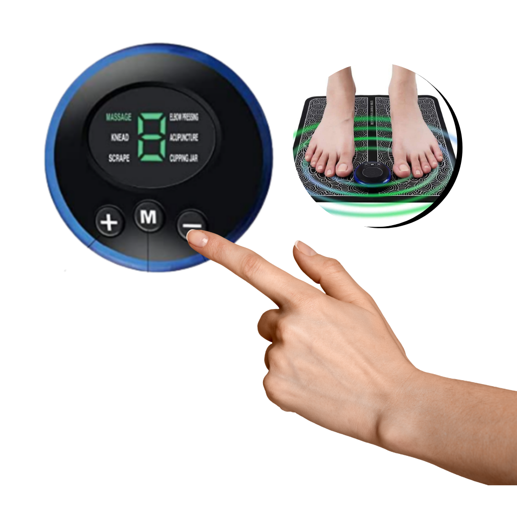 Tappetino elettrico per massaggi ai piedi - Ozerty