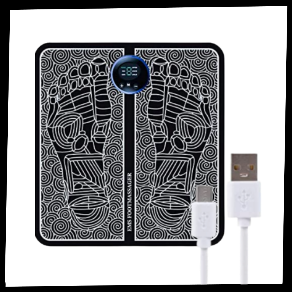 Tappetino elettrico per massaggi ai piedi - Ozerty
