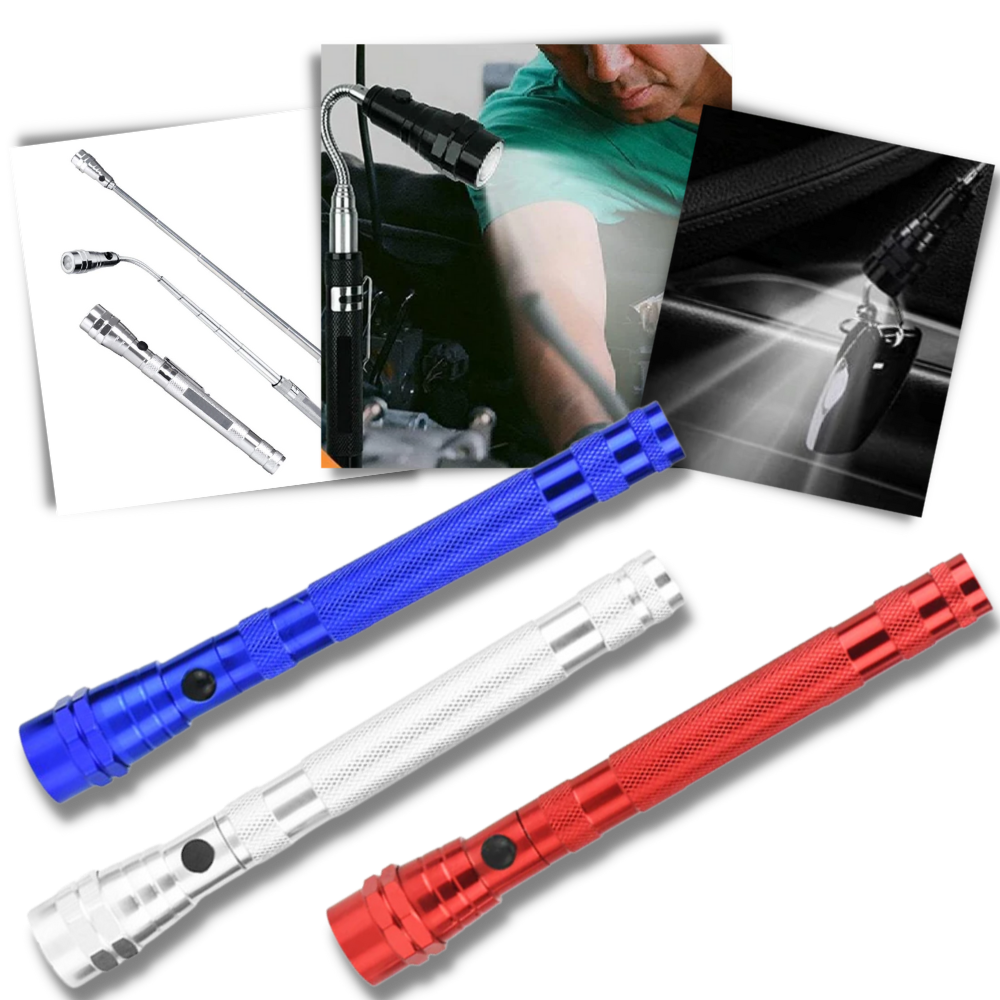Torcia LED magnetica telescopica - Ozerty