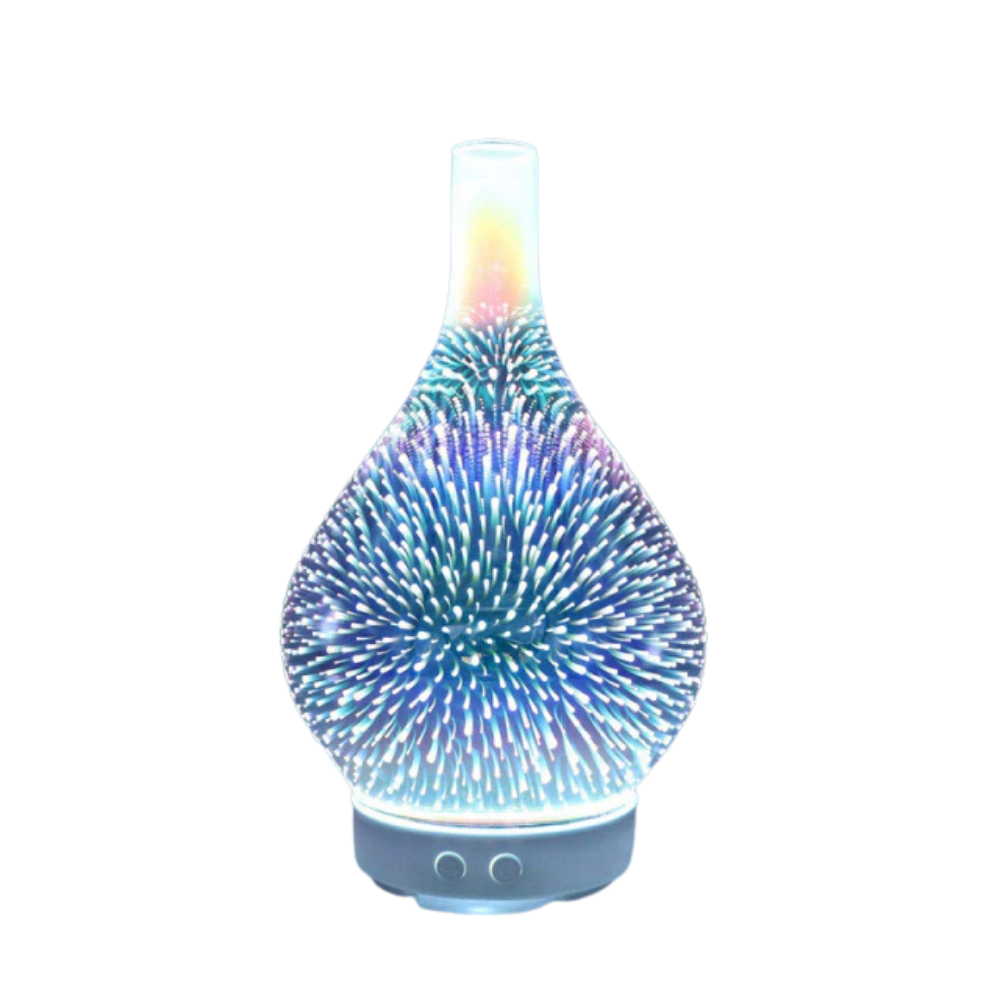 Diffusore di olio essenziale con vaso a forma di fuochi d'artificio