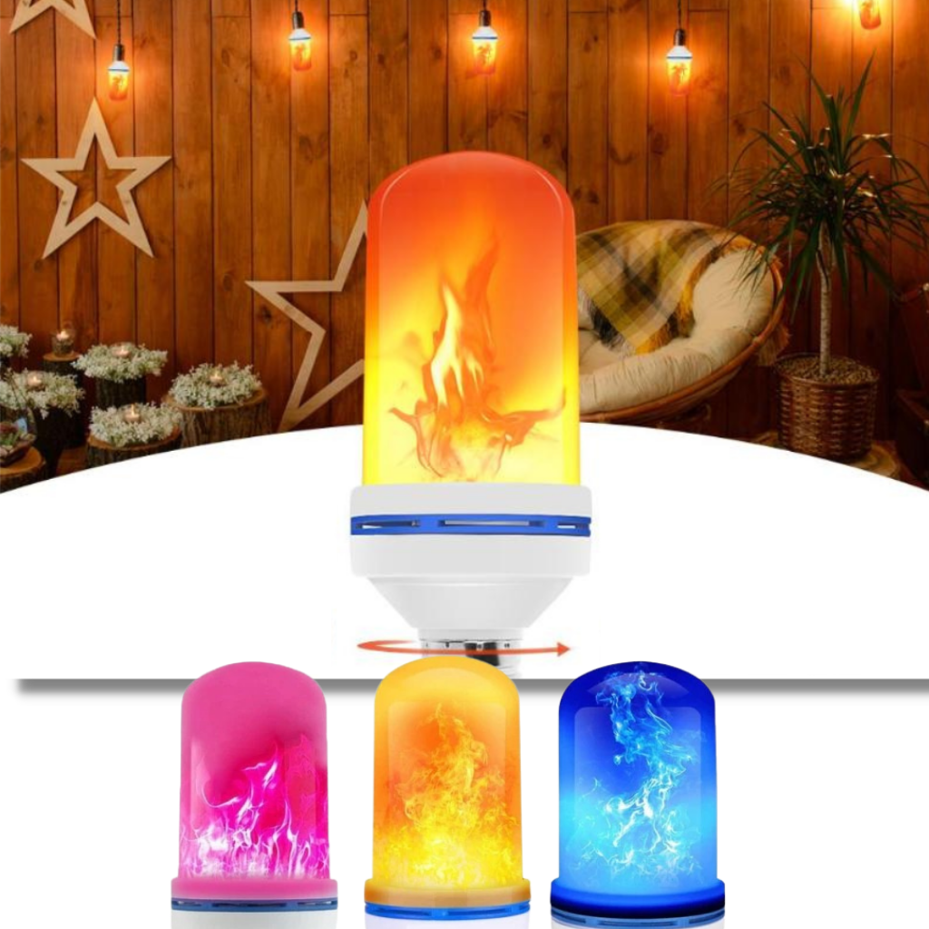 Lampada con fiamma tremolante a LED - Ozerty