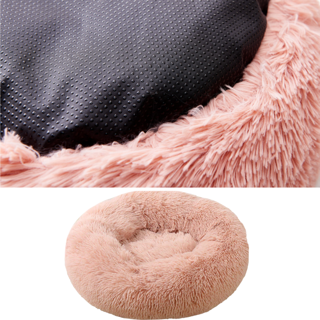 Soffice letto peluche a ciambella per animali - Ozerty