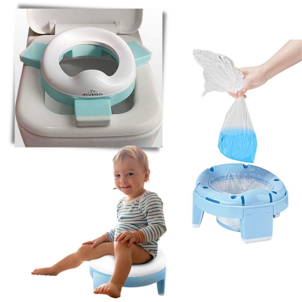 3 in 1 Vasino pieghevole per bambini - Ozerty