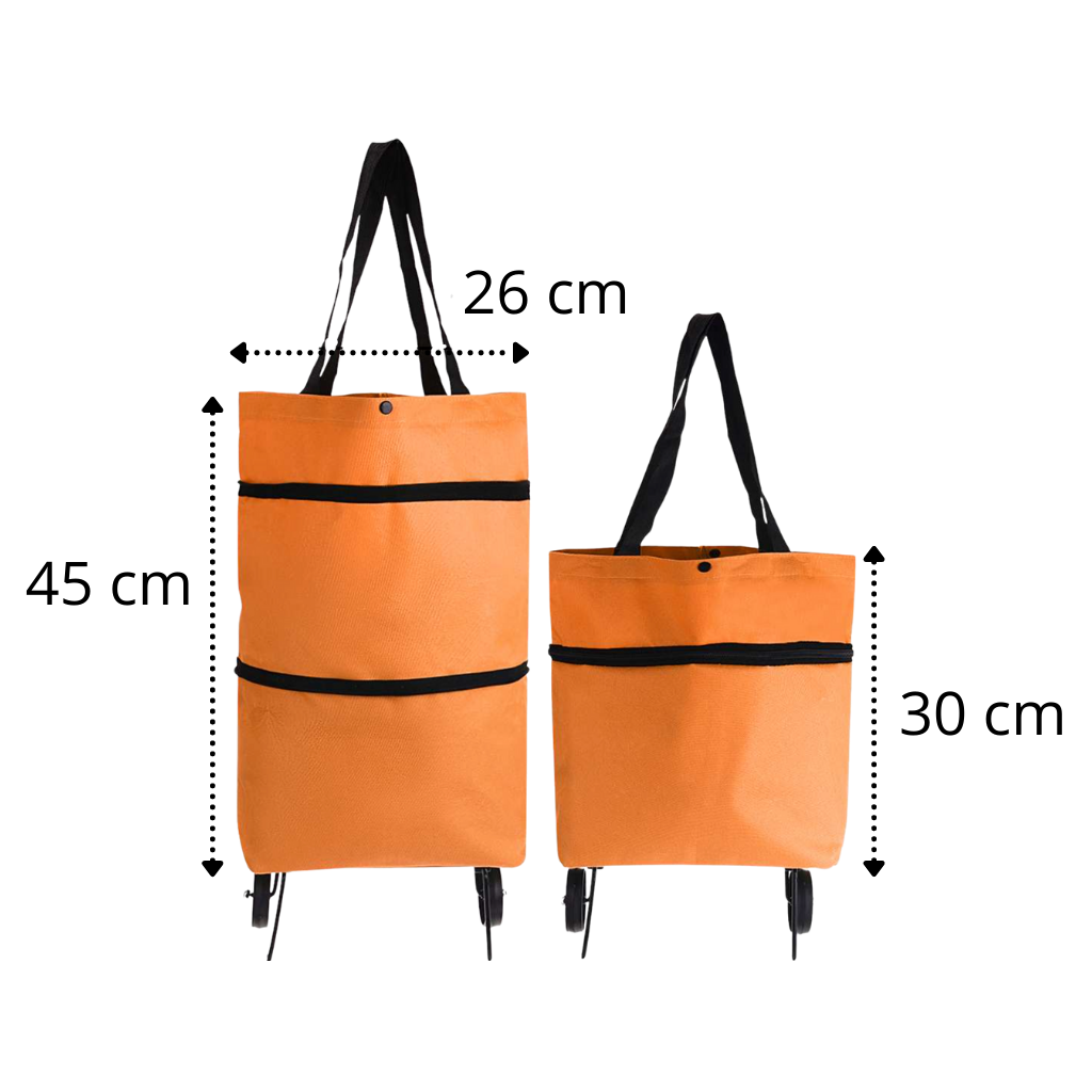 Trolley pieghevole borsa della spesa 30L - Ozerty