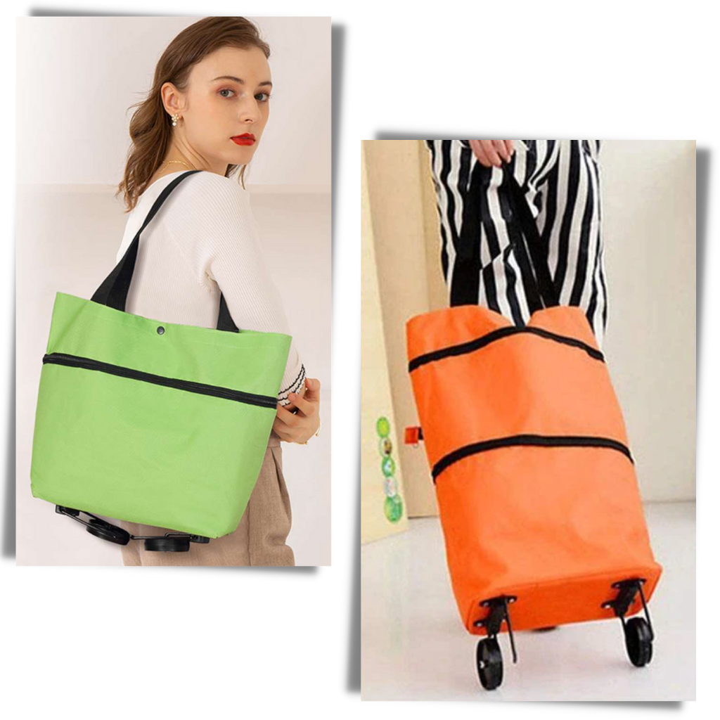 Trolley pieghevole borsa della spesa 30L - Ozerty