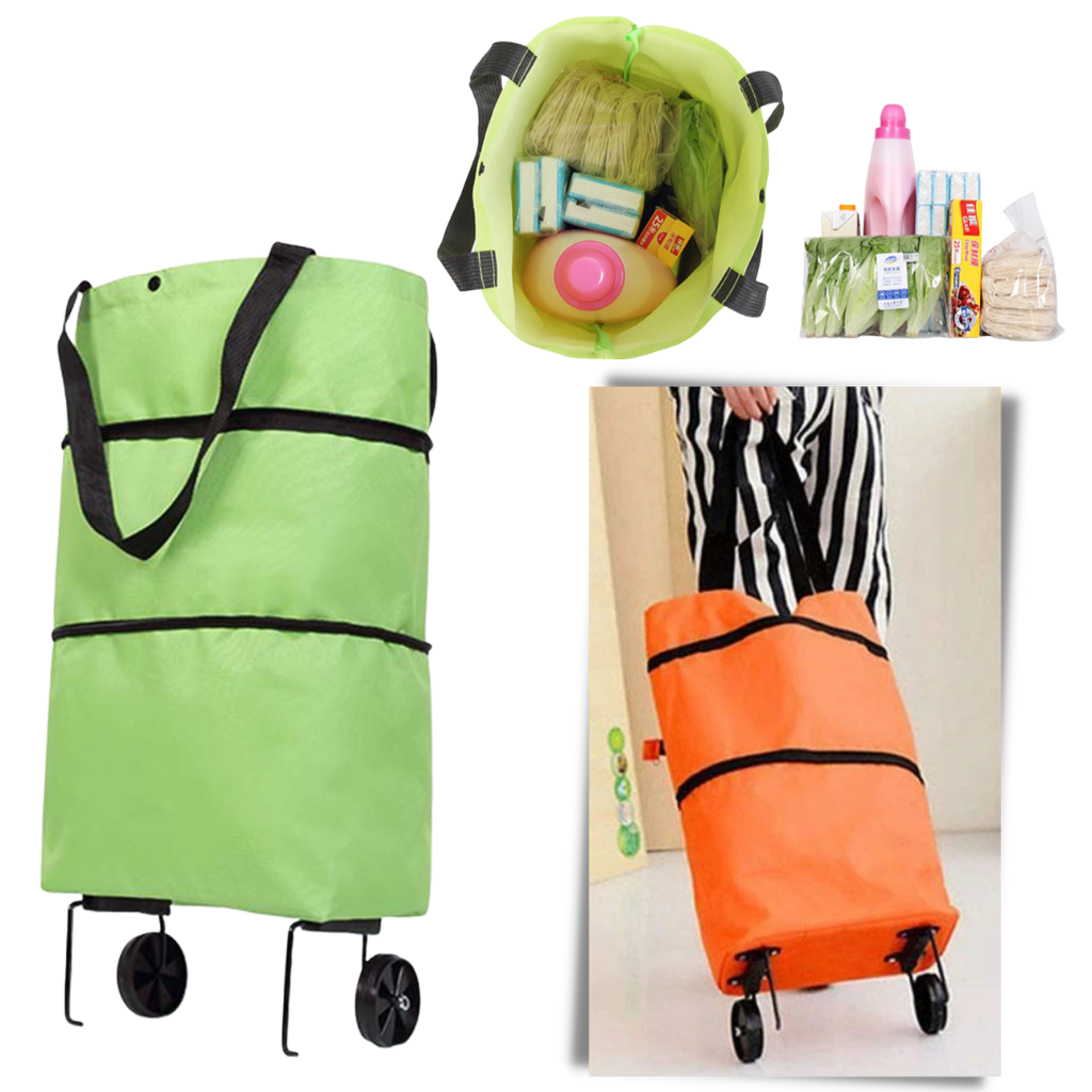 Trolley pieghevole borsa della spesa 30L