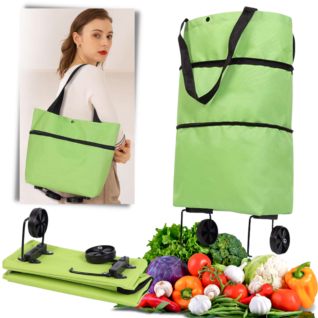 Trolley pieghevole borsa della spesa 30L - Ozerty