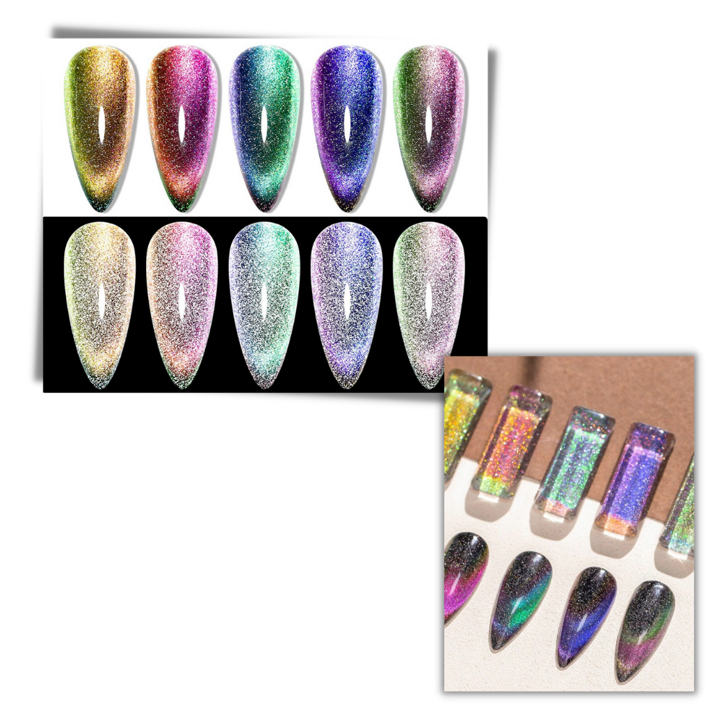 Kit smalto per unghie Galaxy light shift - Ozerty