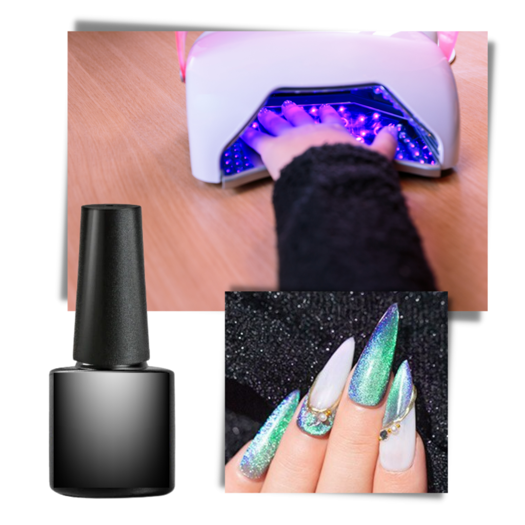 Kit smalto per unghie Galaxy light shift - Ozerty